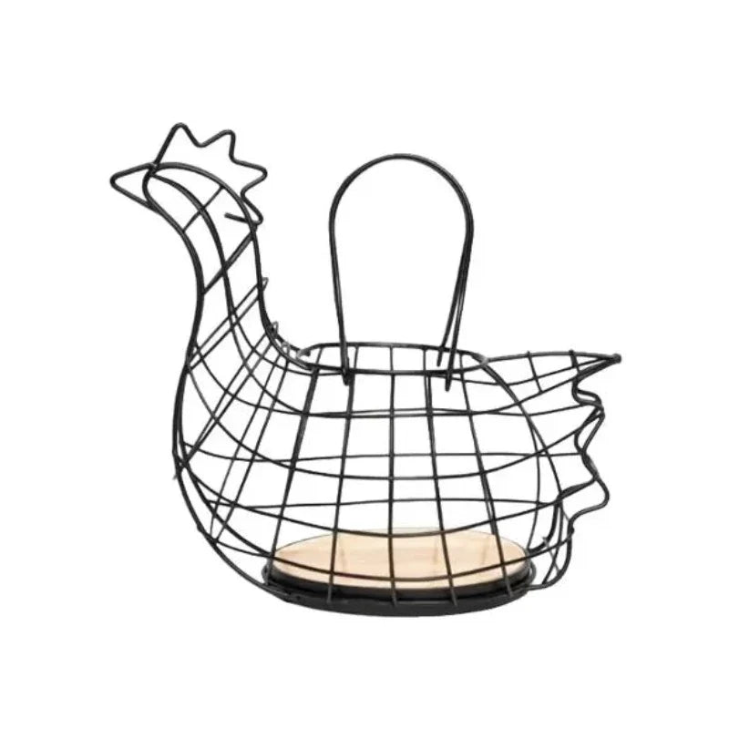 Hen Shaped Egg Basket