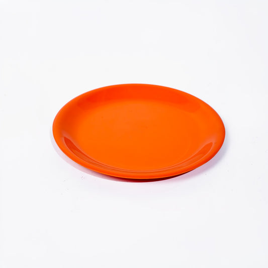 Orange Melamine Rice Plate